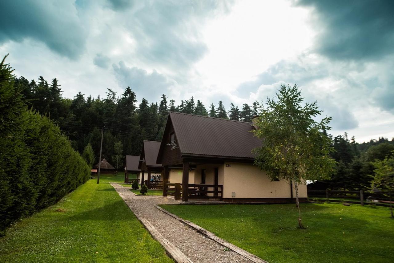 Domki Pod Lasem Lesko Exteriör bild